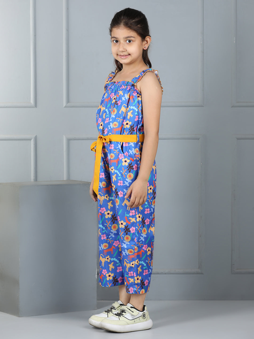 Aww Hunnie Premium Animal & Bird-Print Jumpsuit – 100% Rayon Cotton